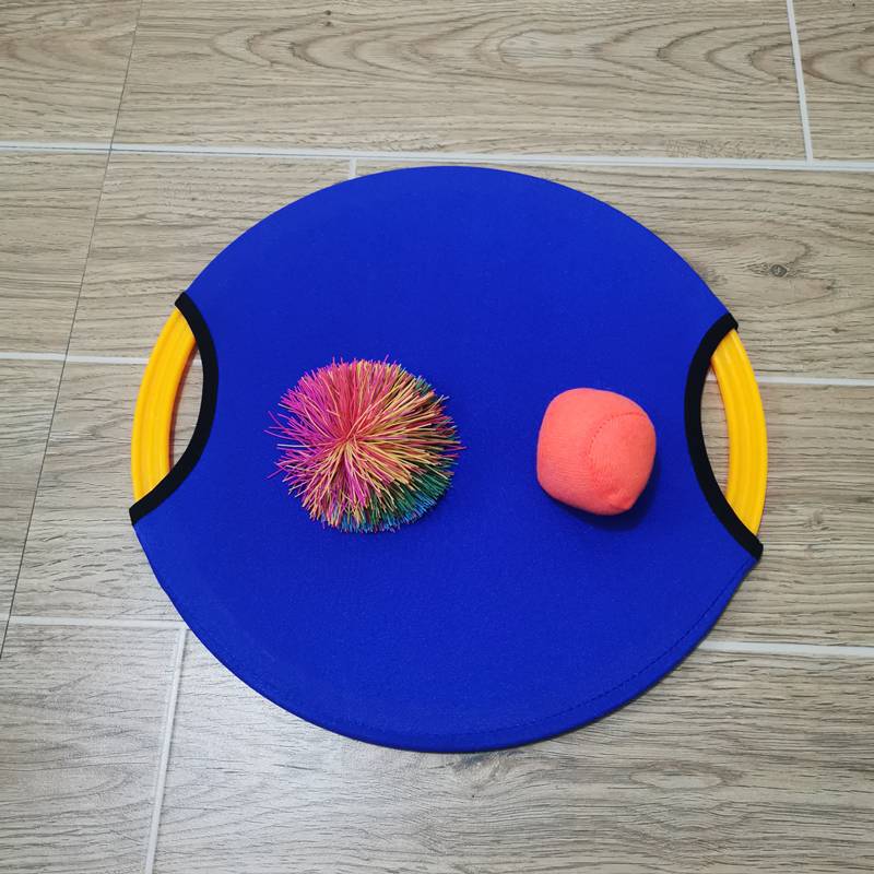 Blue one shot 1 ball+1 cotton ball