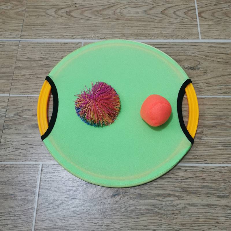 Green one shot 1 ball+1 cotton ball