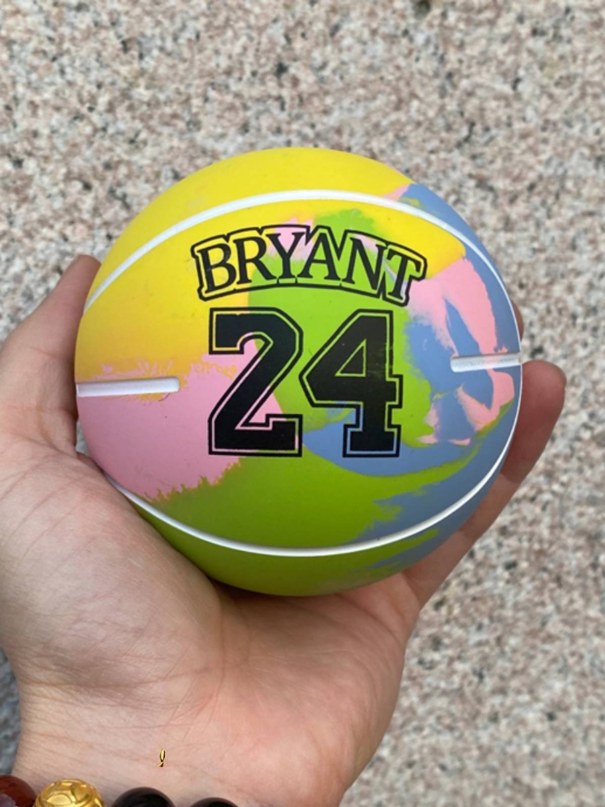 Douyin explosion elastic ball Children's toys toy rubber -free large mini basketball outdoor bombs jumper duser