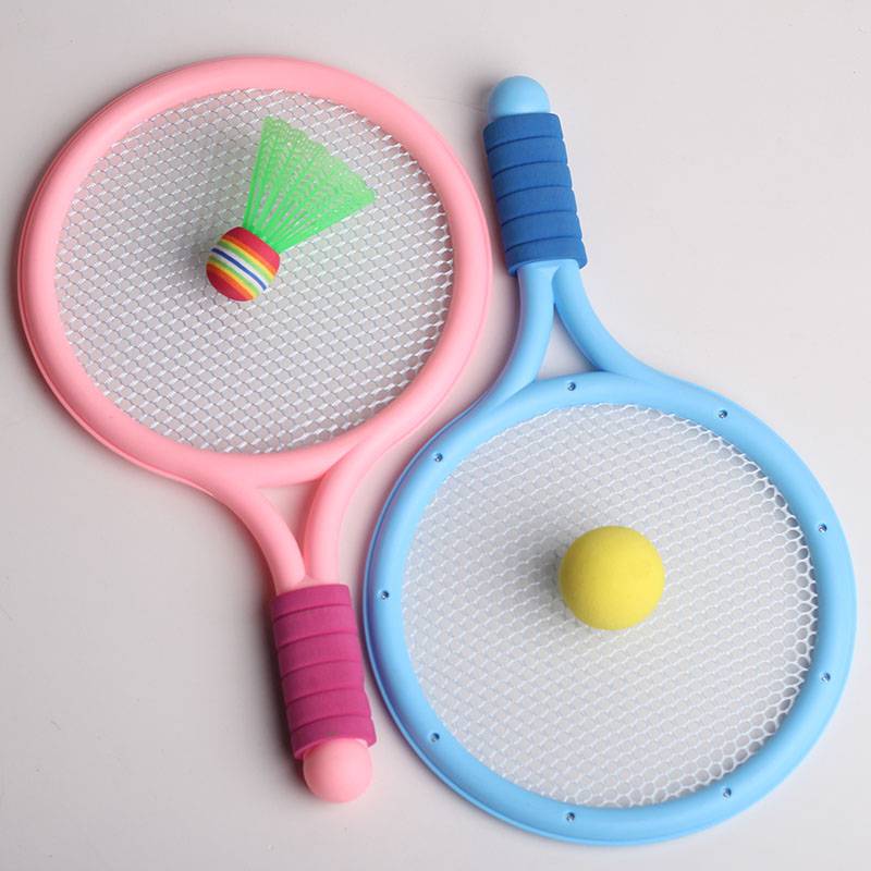 Children's ball racket toy badminton boy girl and girl piken set room parent -child sports tennis super light rebound