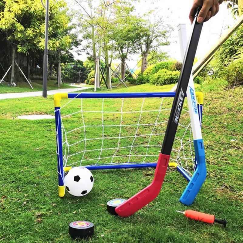Ice -shaped children's dryland hockey club ball sticks elementary school wheel sliding club grass ball balls training stick kindergarten@