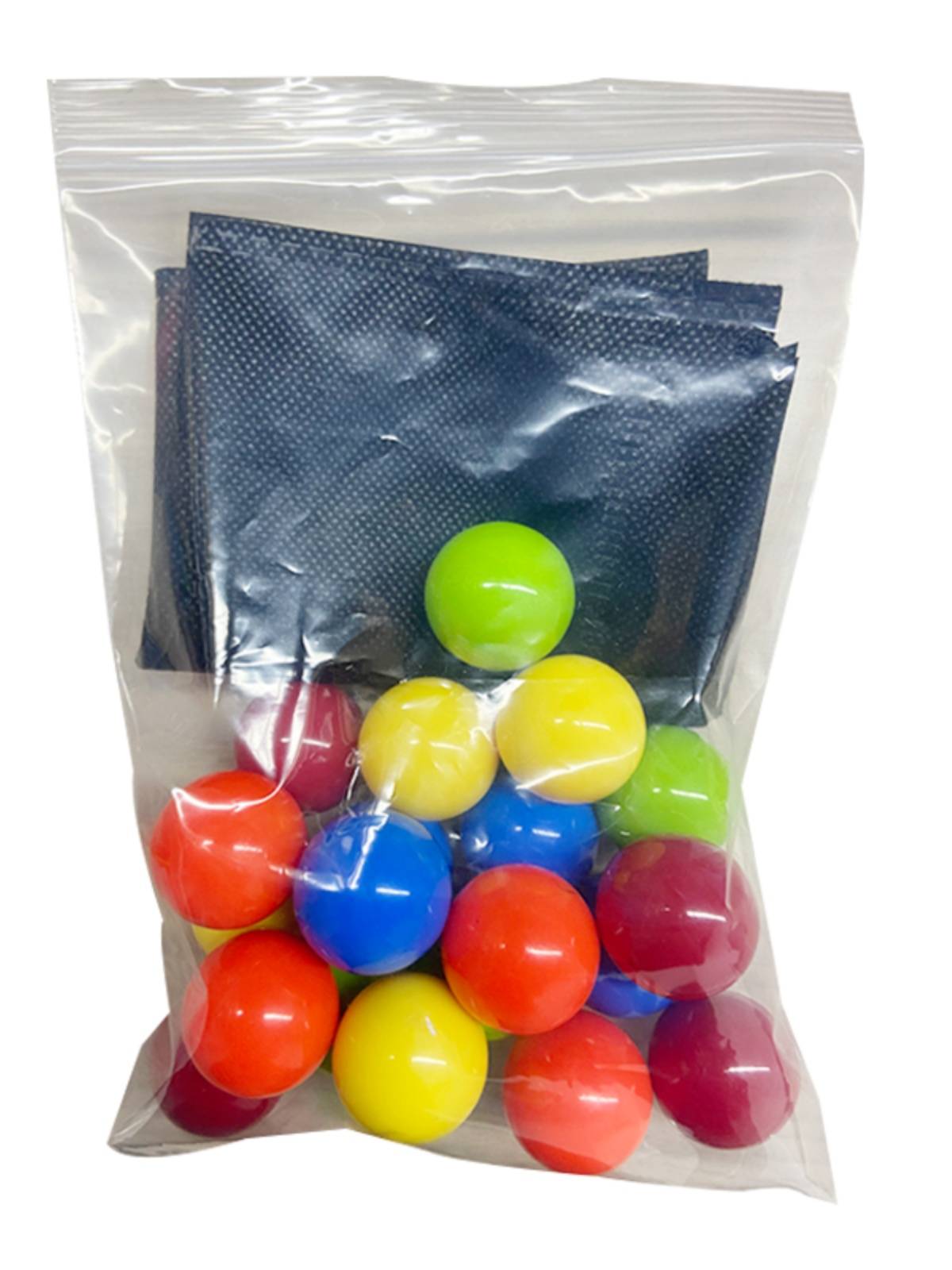 Plastic solid ball color 25mm puzzle toy a high -orbit count probability small ball mathematics teaching aid 88
