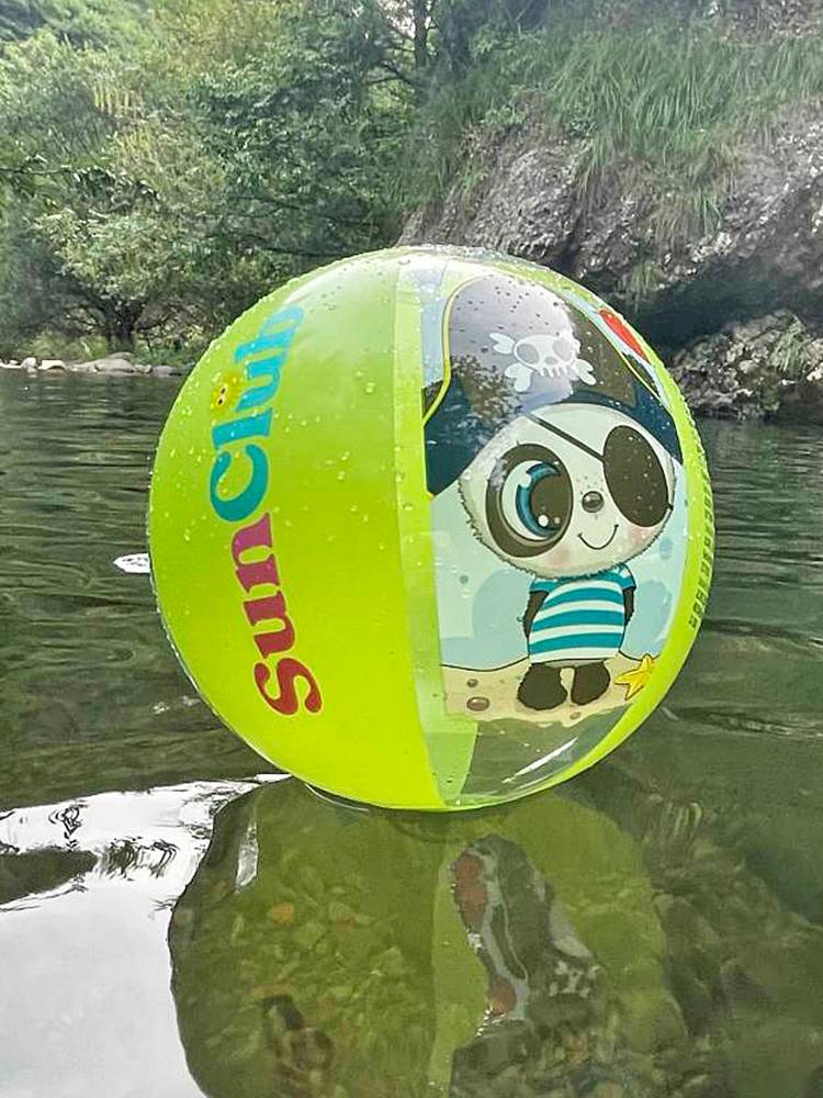Beach ball water inflatable toy ball floating ball children thick elastic shooting ball beach volleyball swimming drama ball