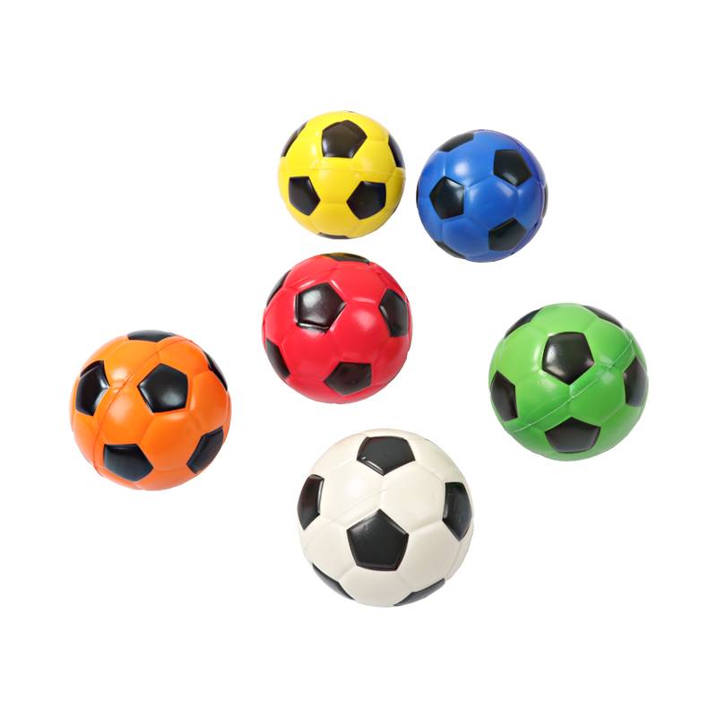 Kindergarten children's soft leather ball football ball toy baby boy PU sponge solid large size shooting ball