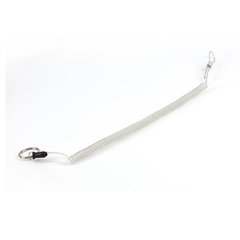 A spring rope a piece of aluminum buckle (transparent)