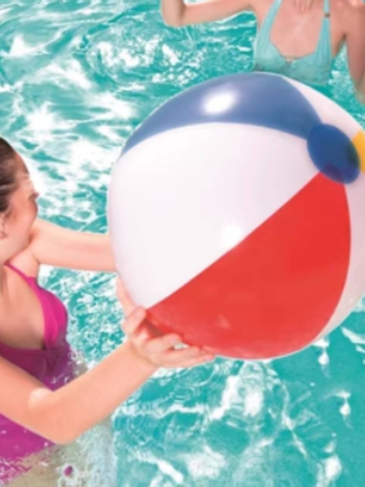 Elastic ball outdoor drama water beach ball children early teach children puzzle toy ball swimming big handball