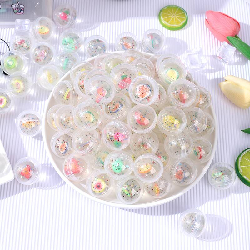 60 Crystal Gacha Plastic Balls