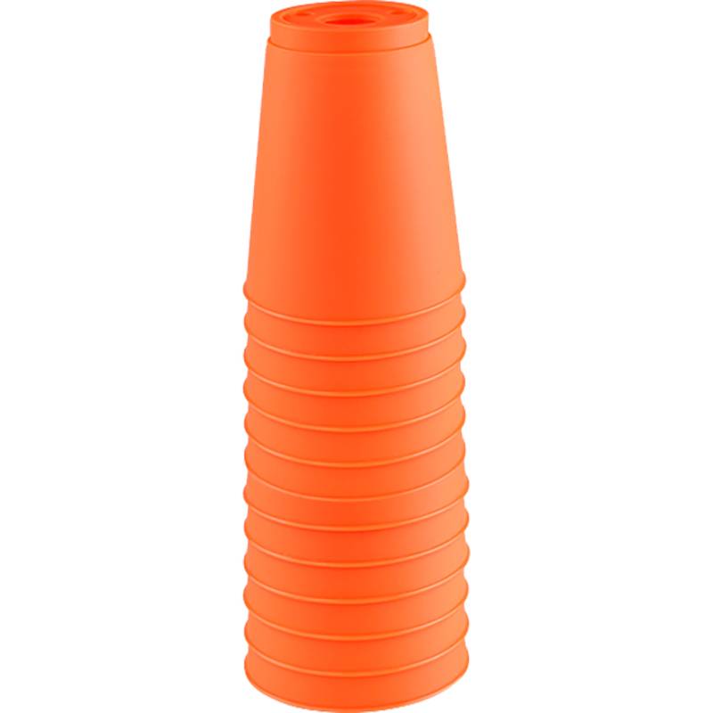 Pure color stack cup competition dedicated pattern without pattern racing flying cup kindergarten elementary school children flying saucer cup puzzle
