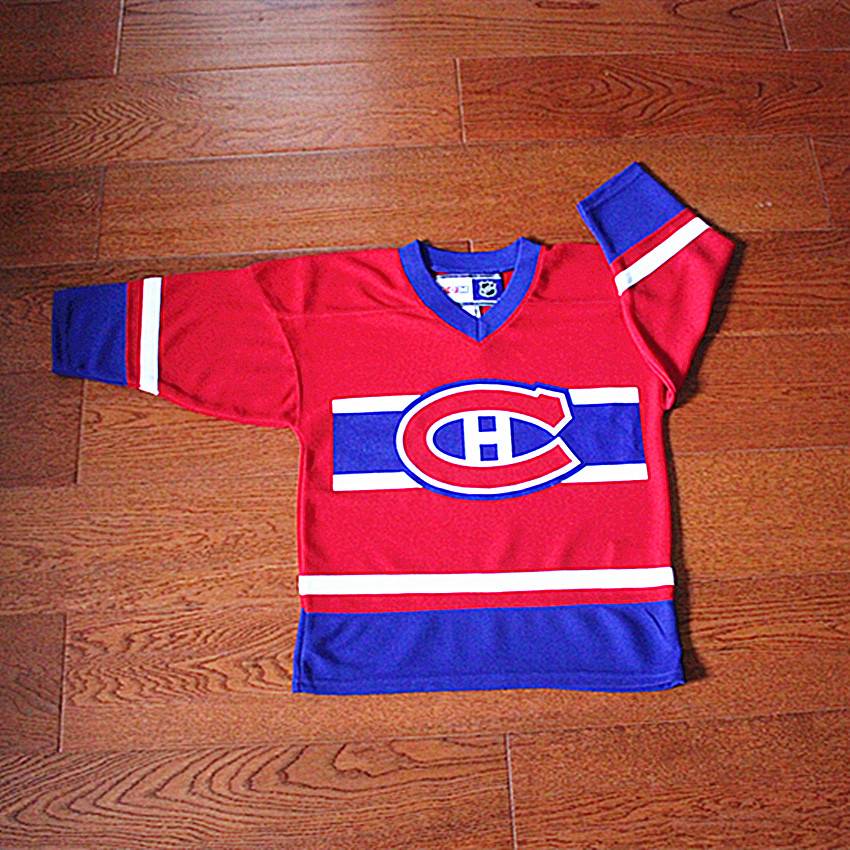 Original Youth version of the American ice hockey clothing Harajuku BF Wind Street Large size jersey long -sleeved T -shirt speed dry training