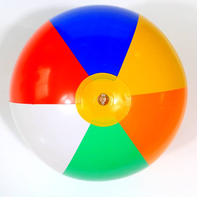 Children's swimming beach ball adult inflatable aquarius water ball water ball seaside volleyball multi -side color strip baby toy ball