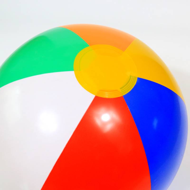 Children's swimming beach ball adult inflatable aquarius water ball water ball seaside volleyball multi -side color strip baby toy ball
