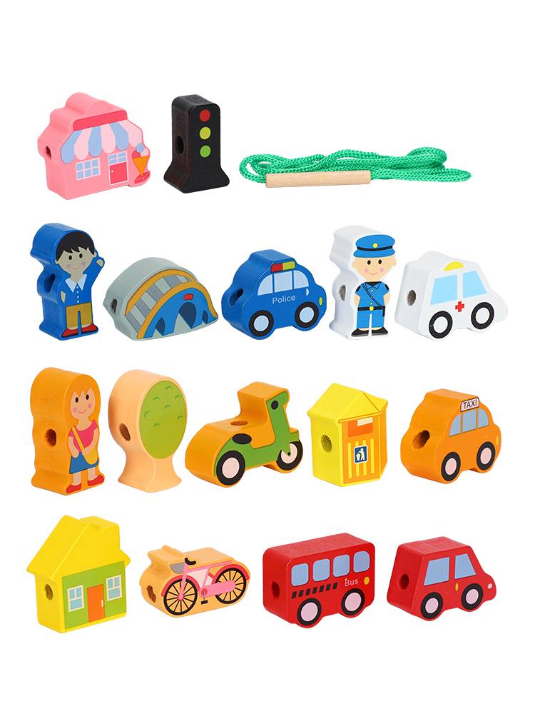 Children push music wooden single-shot, walking traversal toy 1 year old baby 2-3 and a half years old baby girl