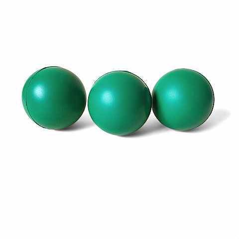 PU sponge solid soft ball solid color light surface wrist exercise medical ball children's toys printed can be printed