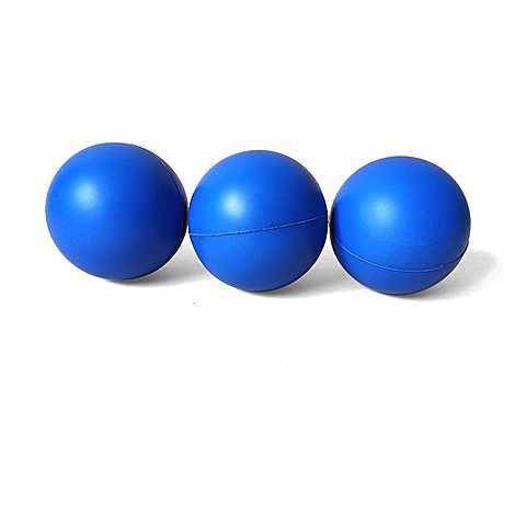 PU sponge solid soft ball solid color light surface wrist exercise medical ball children's toys printed can be printed
