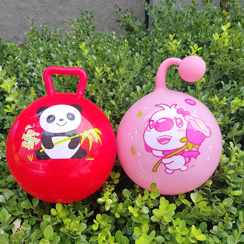1 -year -old new child children's baby hand handle inflatable hand grab ball cartoon watermelon toys 6 elastic baby leather ball toys