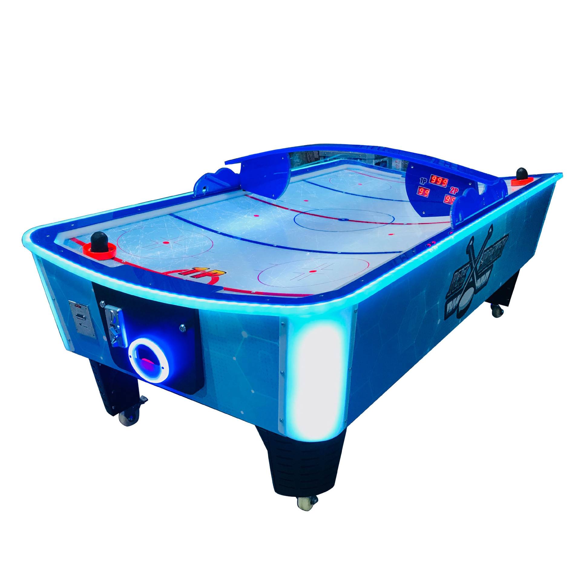 Factory direct selling ice hockey double -person hockey viabeling city entertainment equipment double suspended ball game console