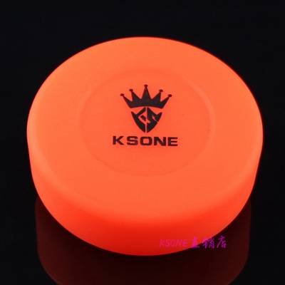 Orange red flat ball