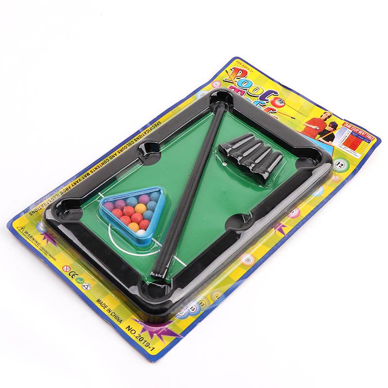 Children's portable mini billiard desk outdoor parent -child interactive billiards toy children's puzzle toy gift