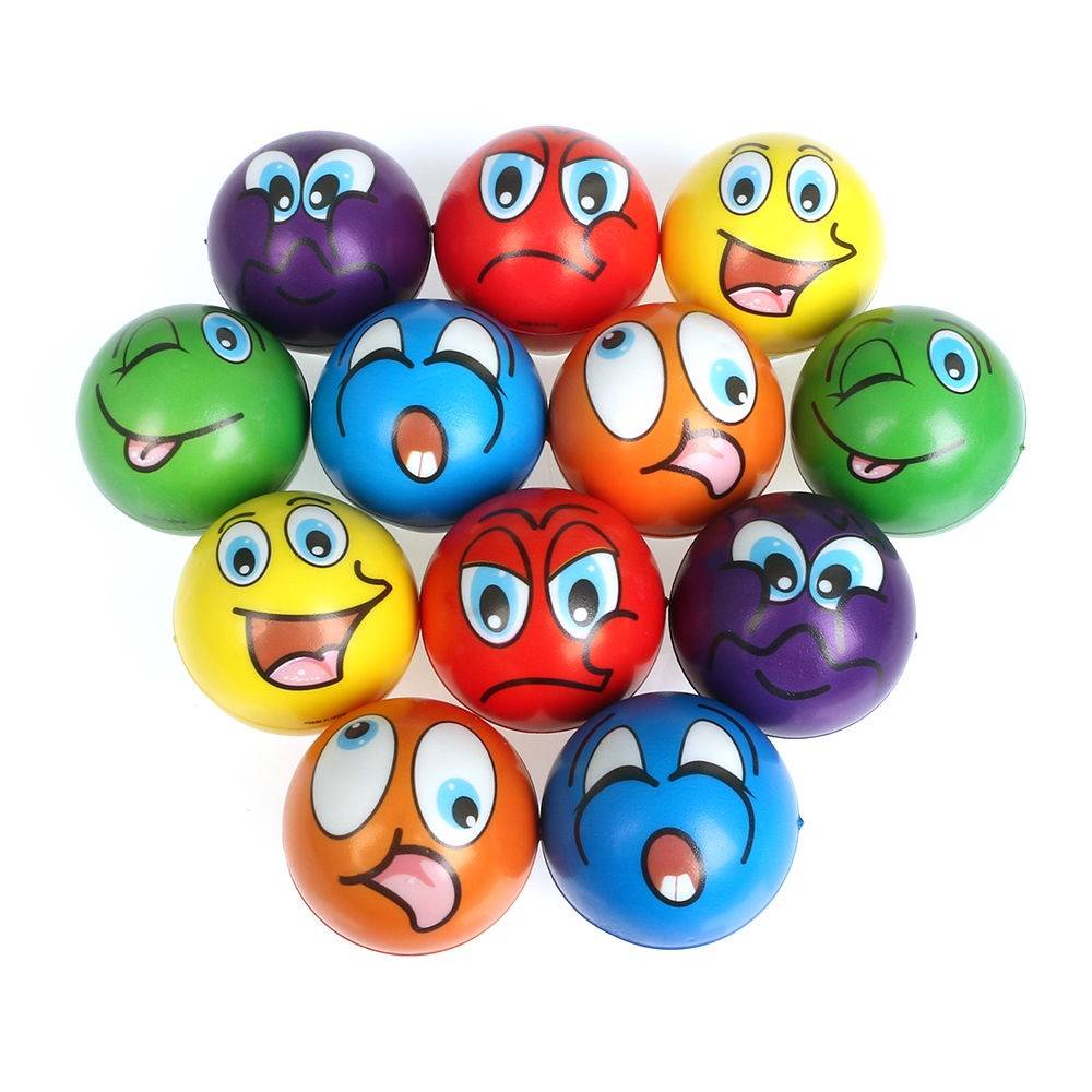 6cm small basketball football cake decorative children's toys elastic basketball solid sponge ball can customize logo