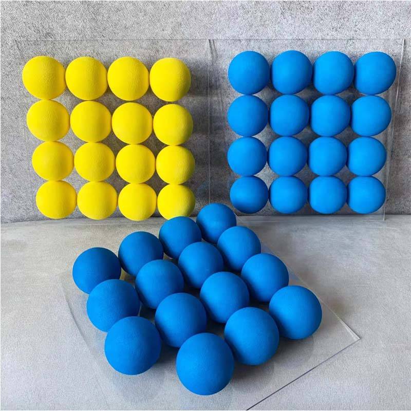 40mm diameter golf ball indoor sponge ball practice ball color ball, foam ball EVA pure color ball Kleina