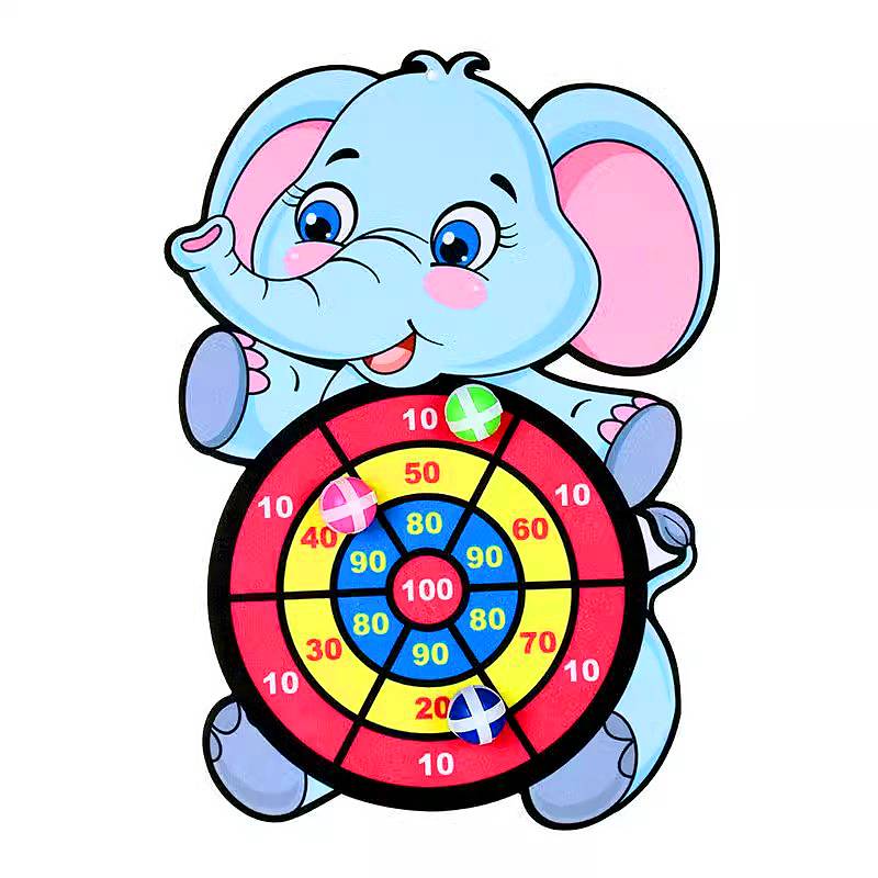 Wei Rabbit Babies Children's Dart Sugar Ball Shooting Elephant Flying Standard Plucking Drive Top Baby Baby Acquired Sticky Toys