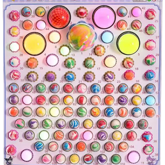 Girl Dragon Ball Pumping Leeds Nights High Elastic Ball Cave Music Rubber Ball Stalls Children's Day Lucky Blood Box Toys