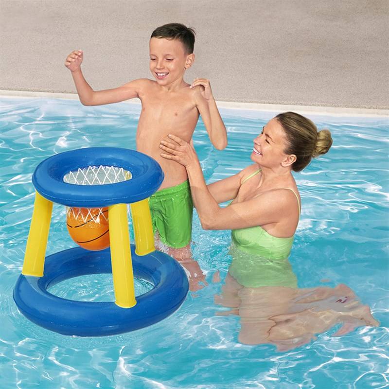 New children's inflatable football goal water goal rowing network B basketball frame seestill gyroscopy group construction party water