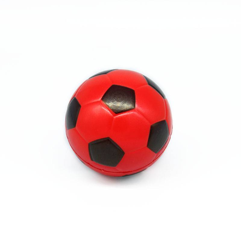 10cm football all -printed PU bubble sponge ball solid ball gift ball Popular ball children's toy ball grip ball