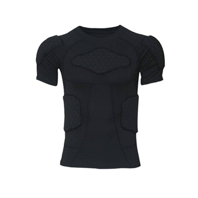 Pro honeycomb -like anti -collision clothing short -sleeved pad tights basketball protective vest shorts football armor jacket