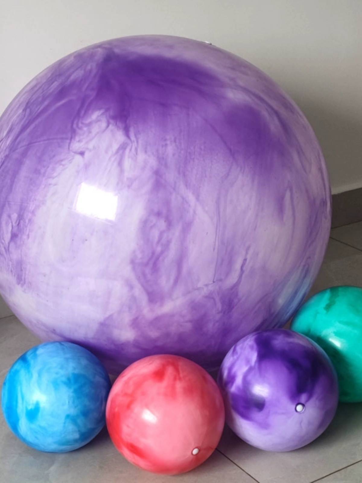 Thickened explosion -proof yoga ball Plati small ball for pregnant women to repair fitness balance fans from weight loss stretch ball
