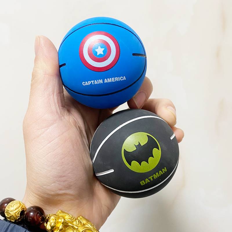 6cm blue beauty team+black Batman ball