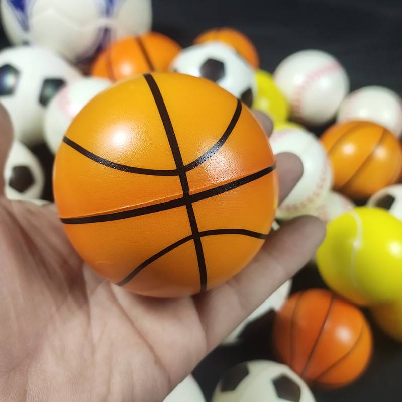 Sponge foam football basketball baseball EVA ball throwing training ball to decompress the ball EVA soft ball and play the target ball