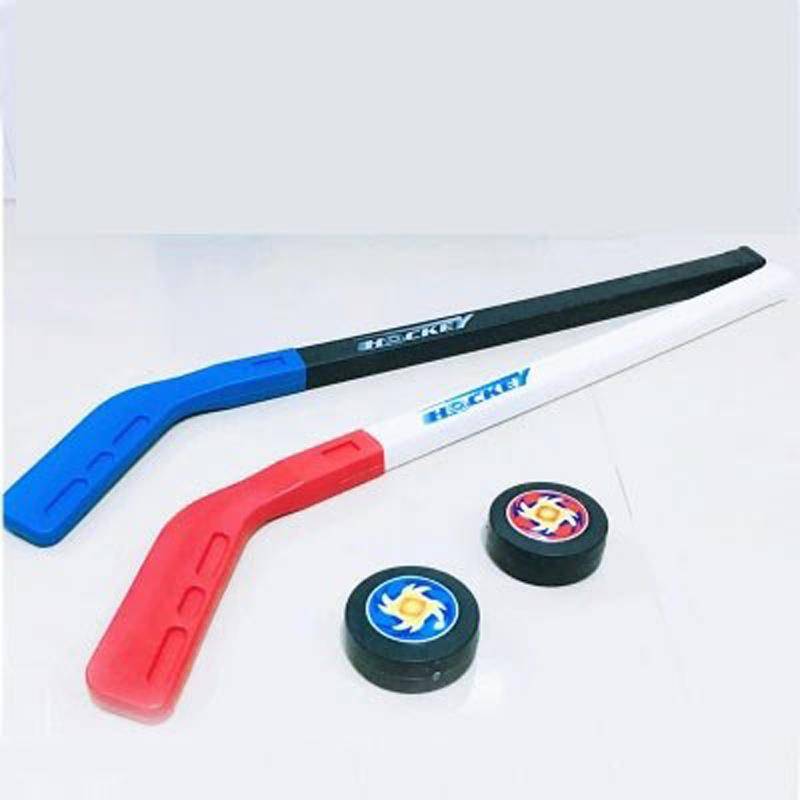 Children's toy pulley ice hockey 72cm plastic ice club children outdoor sports toy curved stick club