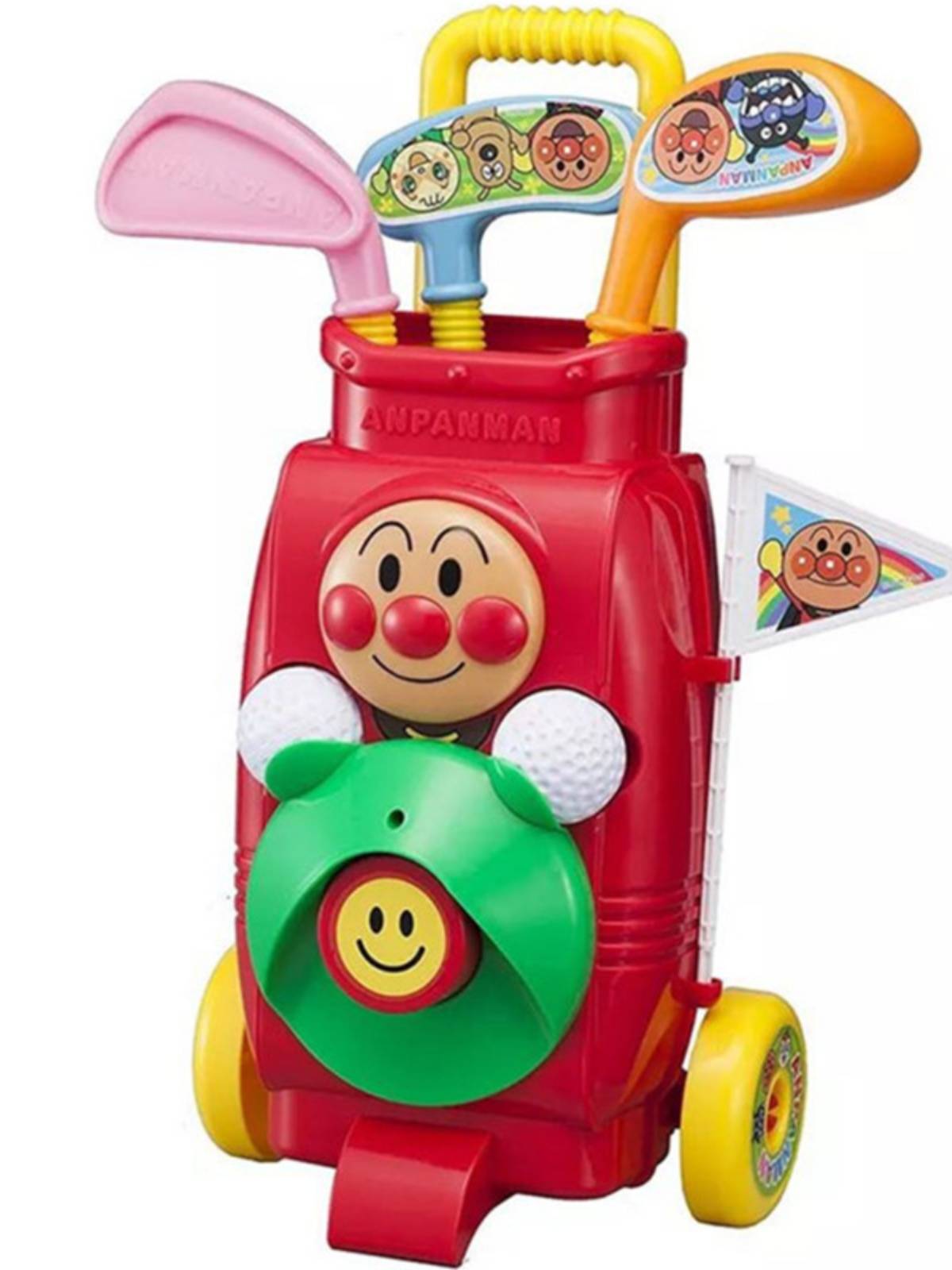 Japanese bread Superman Children Golf Club Set Kindergarten Baby Outdoor Parent -Child Sports Ball Toys