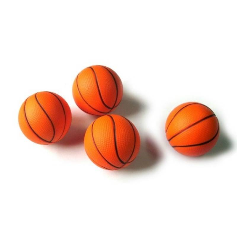 6.3 cm pu sponge ball wrist training ball football tennis basketball solid sponge soft ball toy ball