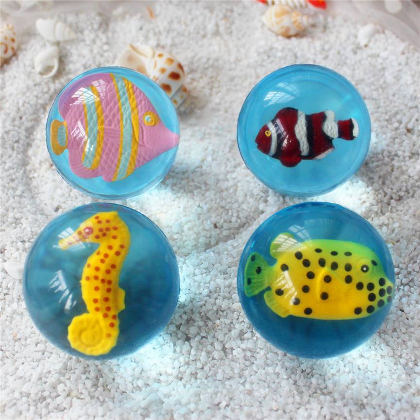 4 different sea fish balls