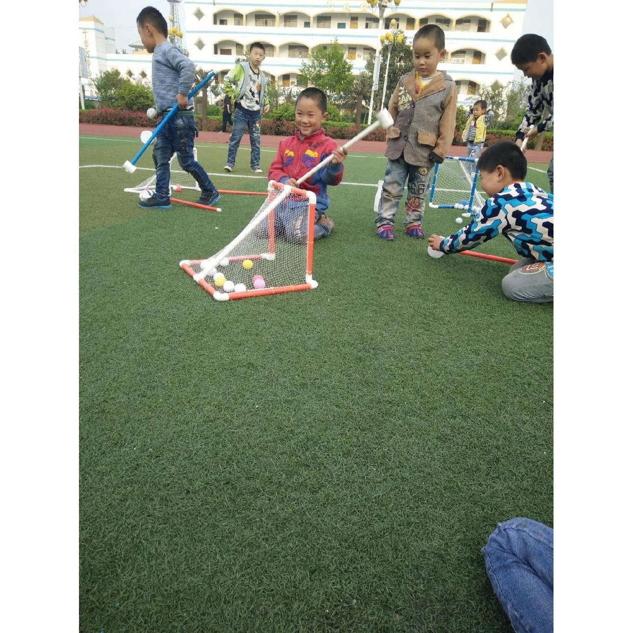 Kindergarten handmade self -made toy toy small ball children's baby door ball sports outdoor push ball feel
