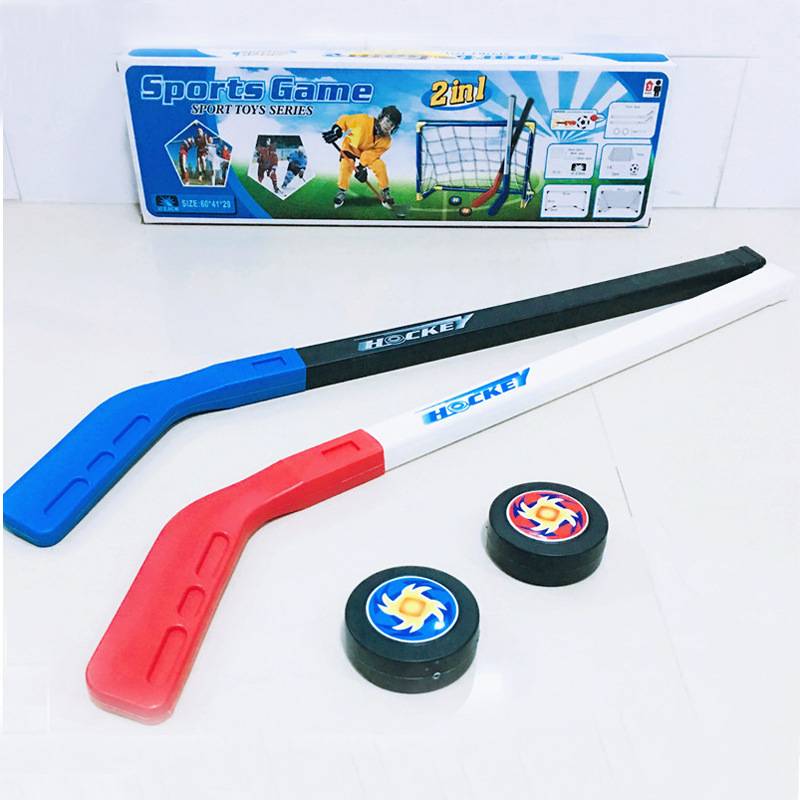 Football goal+ice hockey set