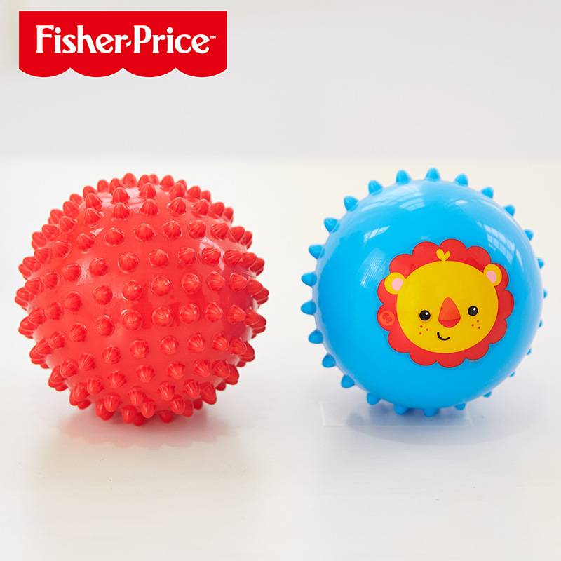 FISHER F0903 F908 BABY PRIMARY MASSAGE TRAINER GRABS A BALL WITH A TOY BOX CALLED BABY AND BOY