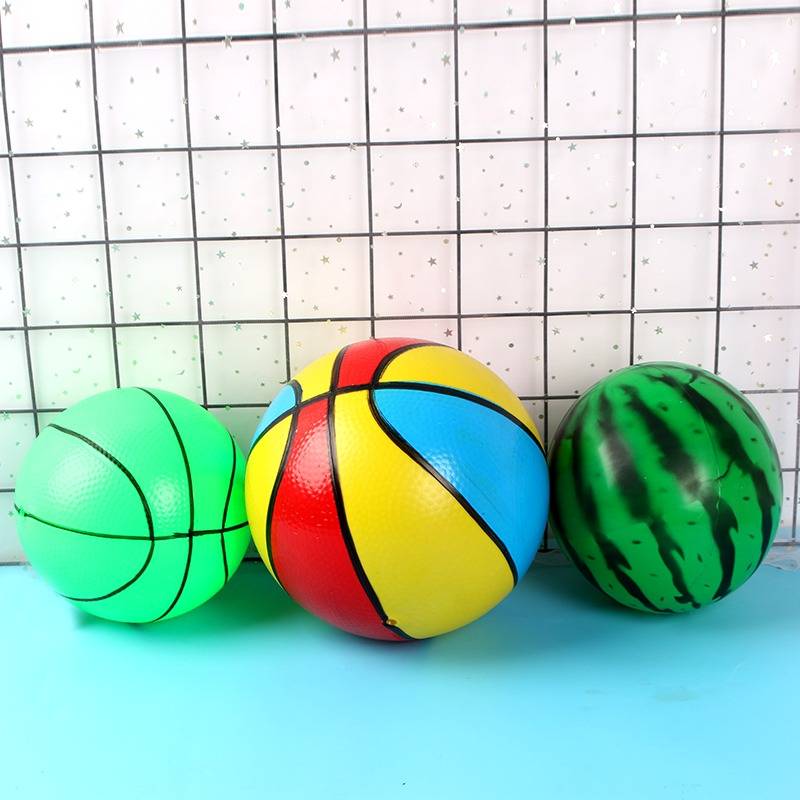 Ball Children's Toys Skin Skill Ball Baby Watermelon Ball Football Baby Elastic Ball Ball Boat Boys and Girls