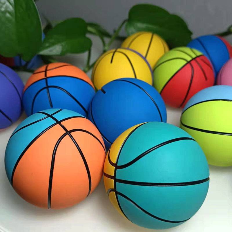 6 cm vacuum basketball [2 color 2] Randomly post