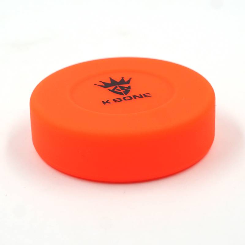Orange red flat ball