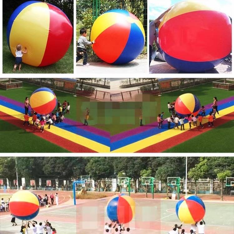 Bannaming beach ball large volleyball football outdoor event games game props game props water leather ball thickened