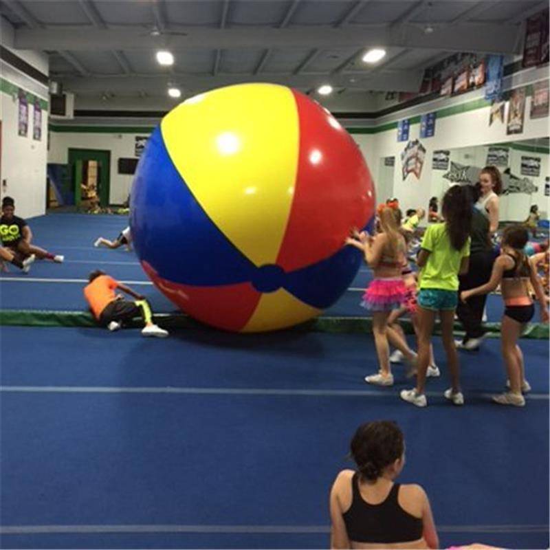 Bannaming beach ball large volleyball football outdoor event games game props game props water leather ball thickened