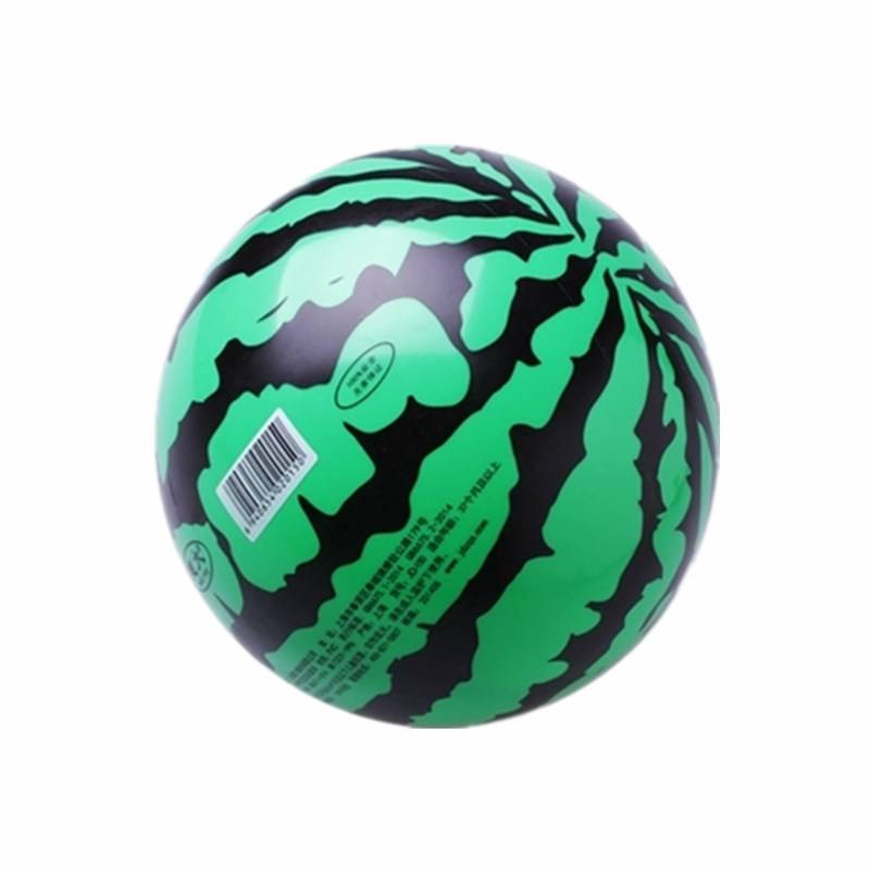 Children's toy ball builds a large watermelon ball baby baby hand grab balls small leather ball elastic ball inflatable ball racket shooting