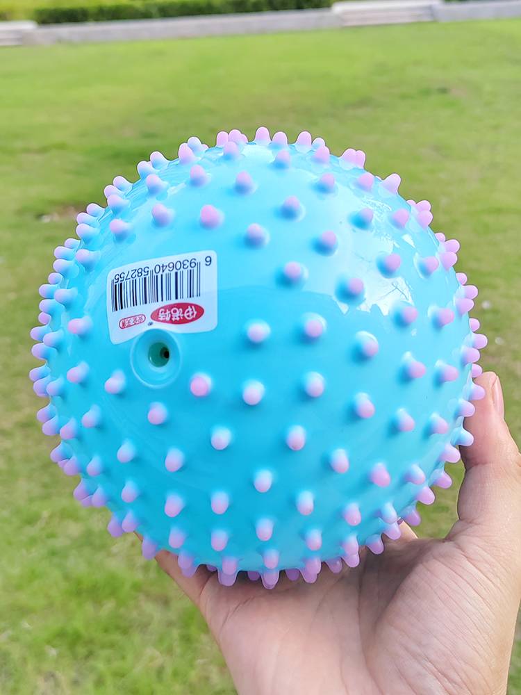 Innot 6 -inch colorful massage ball children's dancing sensor training toy ball touch -sensitive elastic hedgehog ball