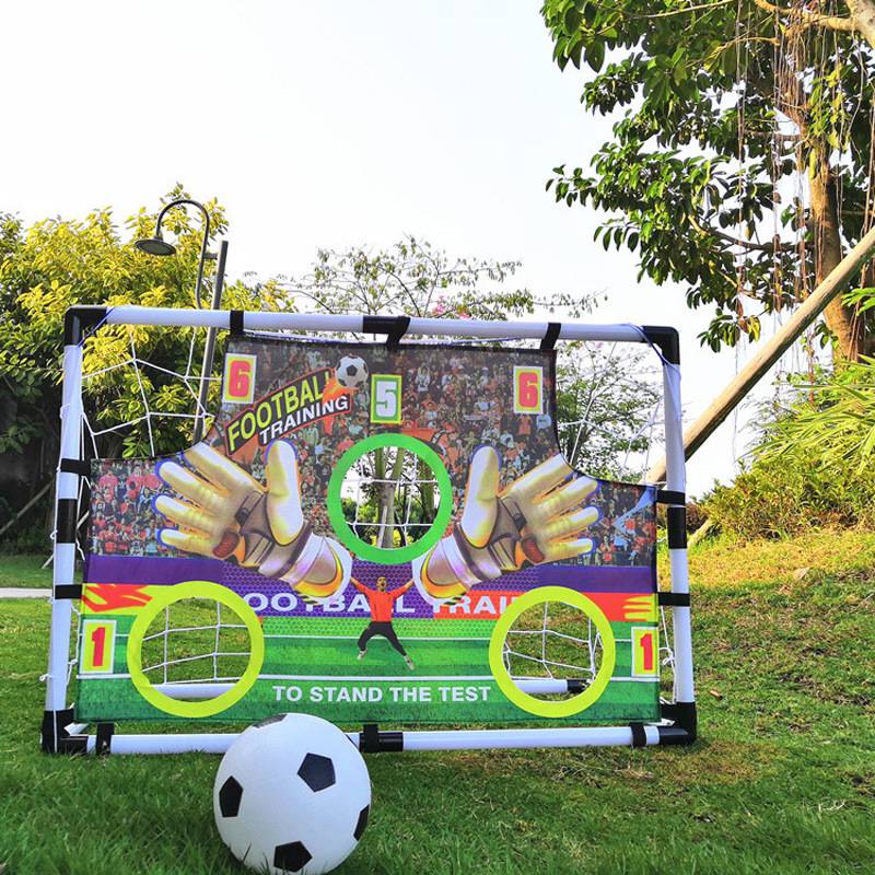 Folding football goal children's kick football toys simple Portable dragon goal rack kindergarten outdoor sports early education parent -child