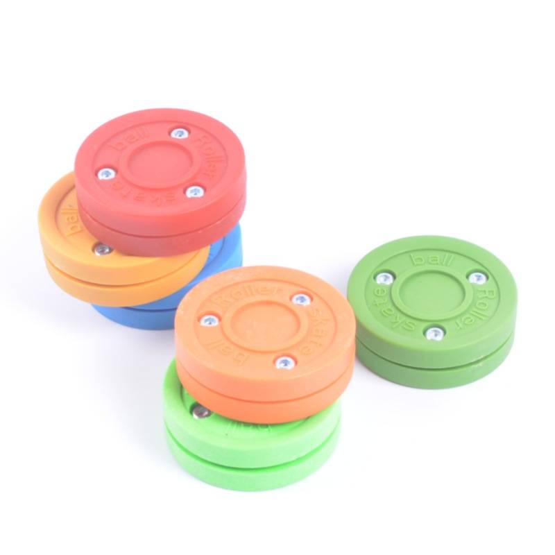 Wheel skating ball training competition with ball cake land training ball dry ground ice hockey hockey hockey straight row wheel flat ball
