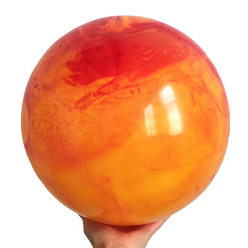 18 -inch [Orange] Cloud Ball Plastic Barbing
