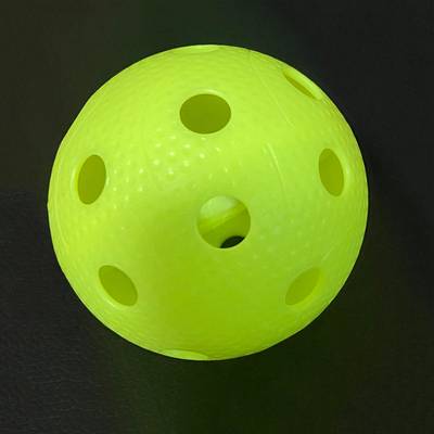 Dry land ice hockey Floorball soft curved hockey snow -saving earth professional training ball Fule ball floor